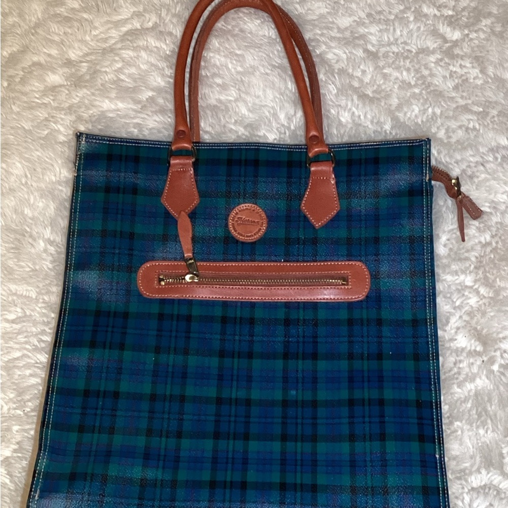 Merona vintage shoulder plaid bag - Picture 10 of 11